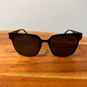 Saint Laurent SL M41 Black Metal Sunglasses, never worn